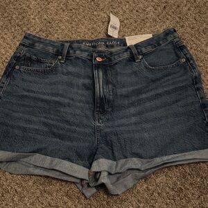 American Eagle Outfitters Dark Blue Jean Shorts